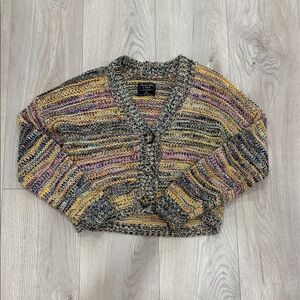 Abercrombie & Fitch Multicolor Knit Cardigan
